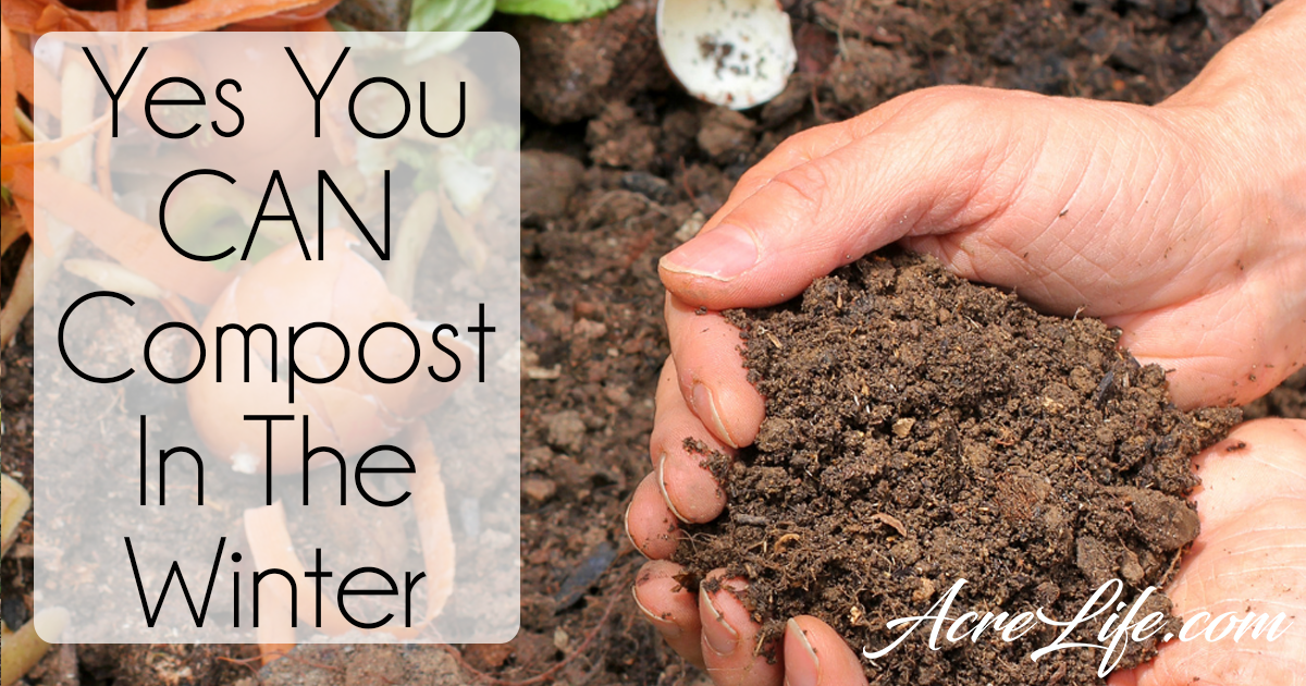 Composting in the Winter Acre Life Garden
