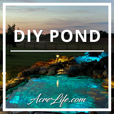 DIY Koi Pond - Acre Life