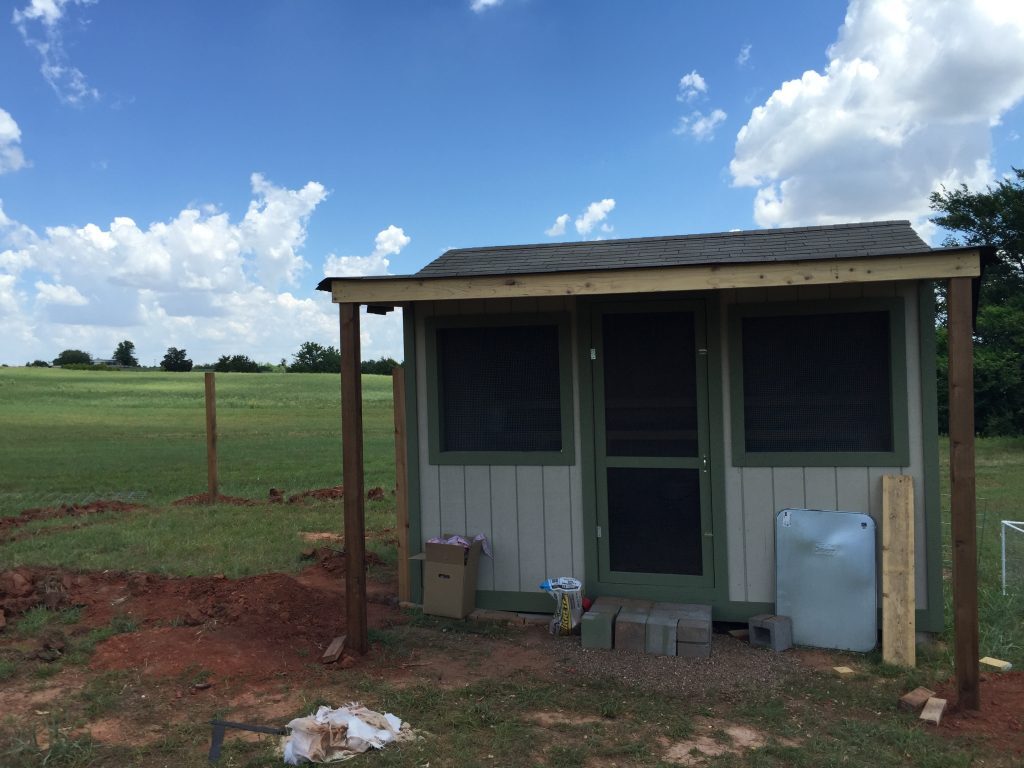 Chicken Coop Front Awning - Acre Life