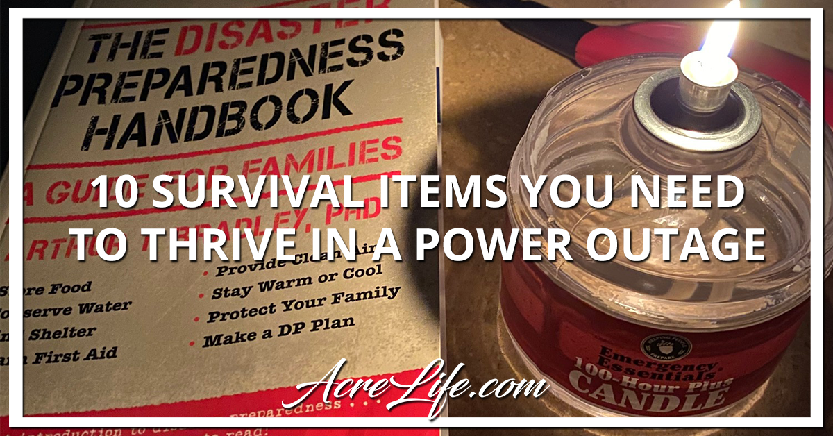 Supplies Needed for a Power Outage - Food Storage Moms